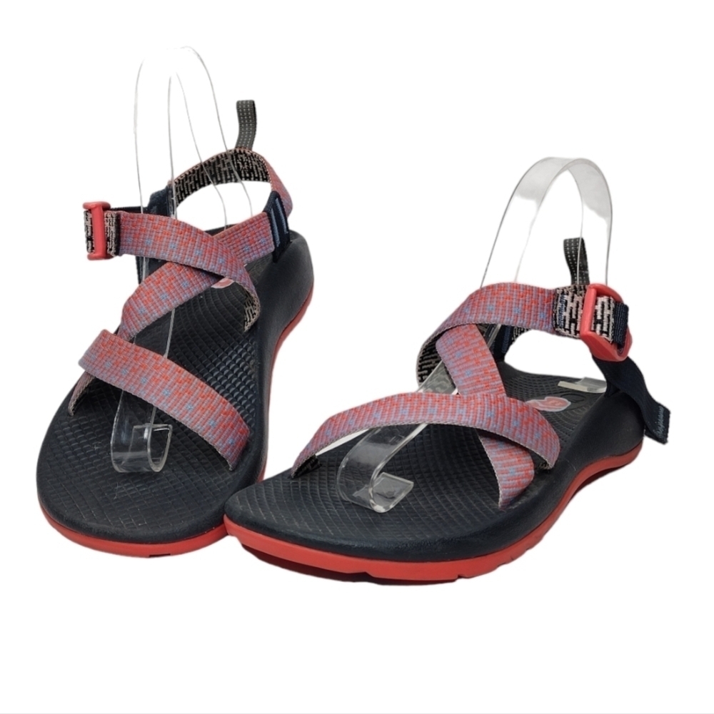 Chaco Z1 Ecotread Kids Outdoors Penny Coral Rose Strap Sandals Size 5